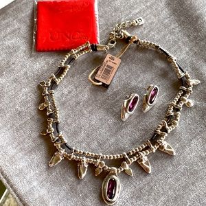 UNODE50 Necklace with Earrings